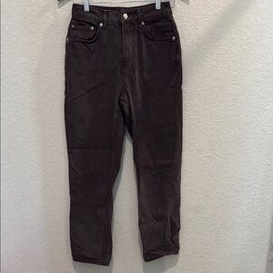 Dark Brown Pants asos design size 26